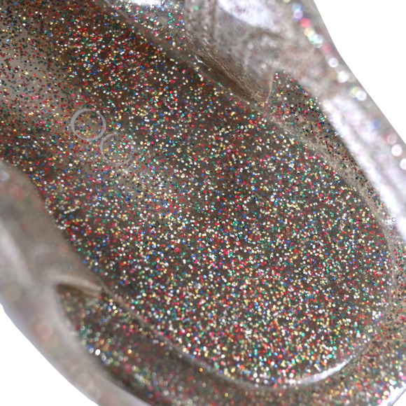 Jimmy Choo Glitter Jelly Rubber Thong Sandals Size 39 - Picture 5 of 13